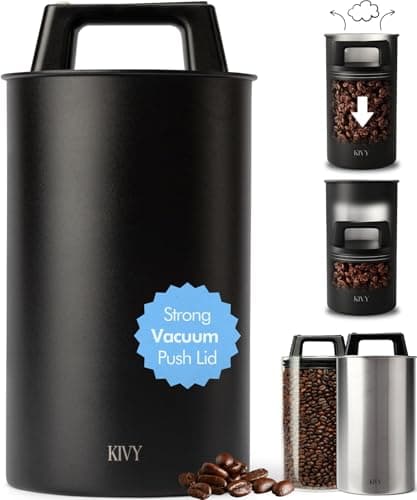 KIVY KIVY Vacuum Coffee Canister (Stainless Steel)