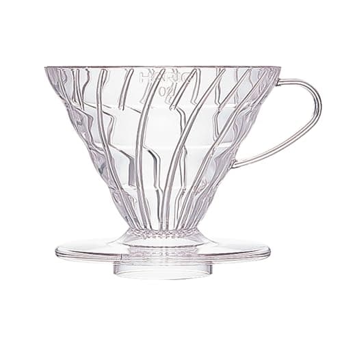 Hario Hario V60 Plastic Coffee Dripper (Size 02, Clear)