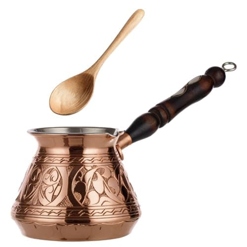 DEMMEX DEMMEX Copper Turkish Coffee Pot (9 oz, Engraved)