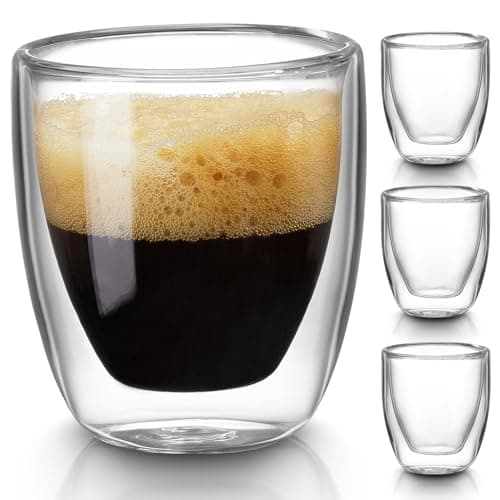 Gencywe Gencywe Double-Walled Espresso Cups (3 oz, set of 4)